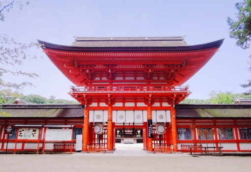 遊手神社の楼門